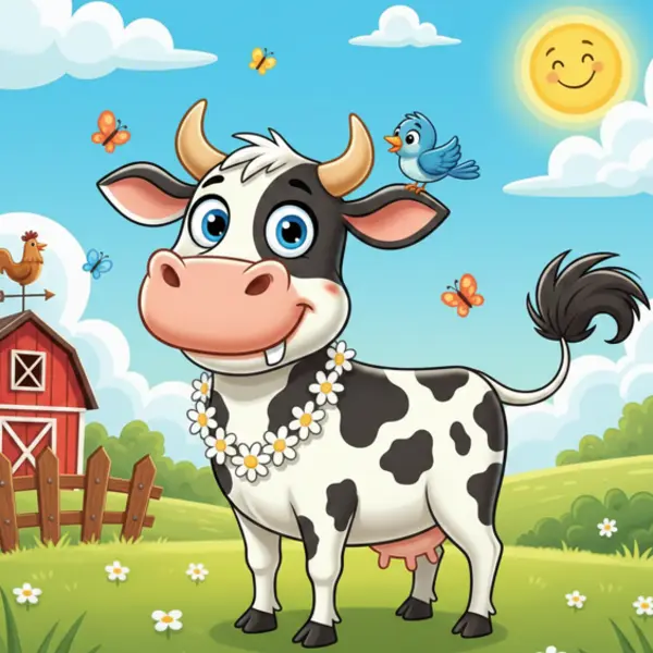 10 lines Essay on Cow