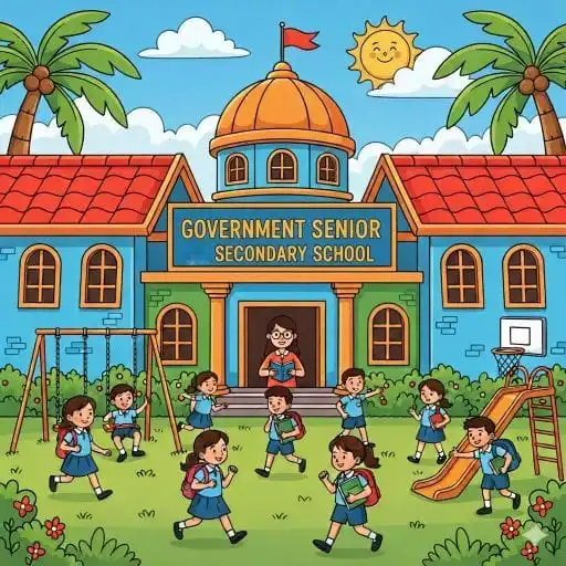 My school essay in English 10 lines