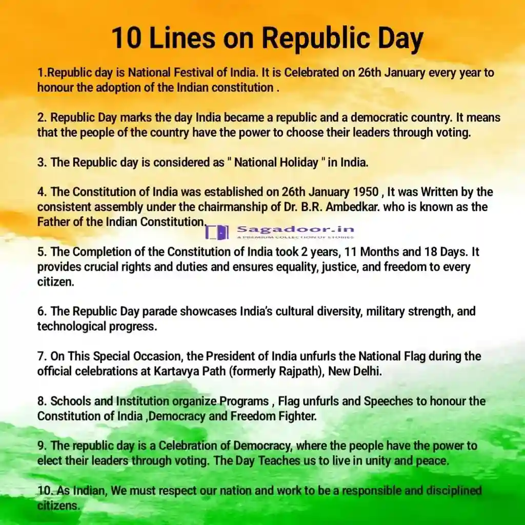 republic day speech 26 January in english
