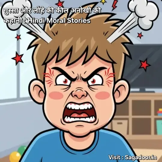 gusse aur lohe ke kil ki kahani