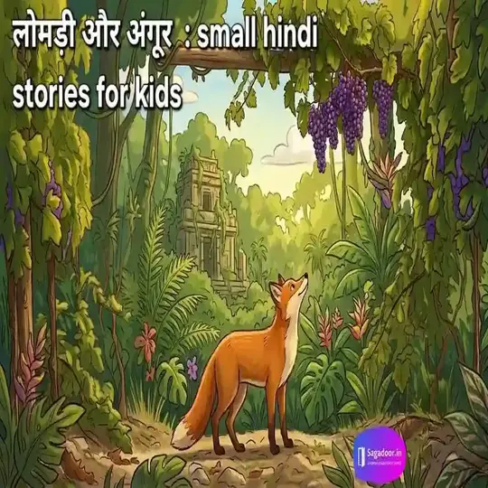 Lomdi aur angoor ki kahani In Hindi