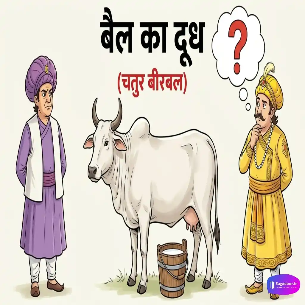 Akbar birbal ki kahani bail ka dudh