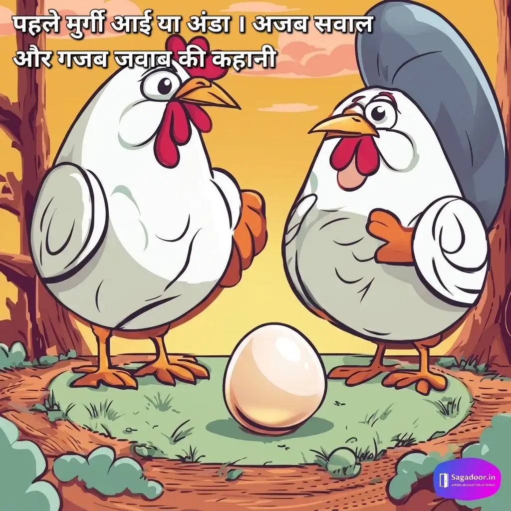 pahle murgi ayi ya anda ki kahani